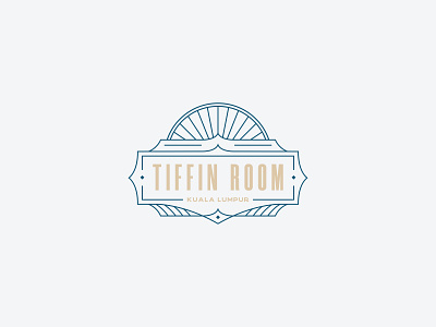 Tiffin Room branding design logo