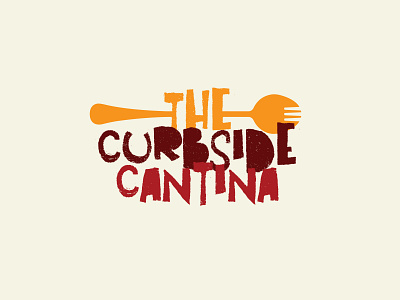 Curbside Cantina branding design logo