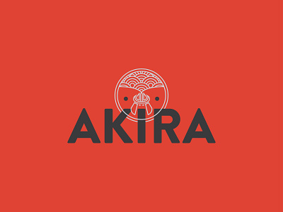 Akira branding design logo