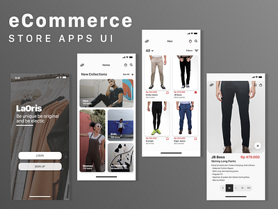 E-Commerce Store Apps UI