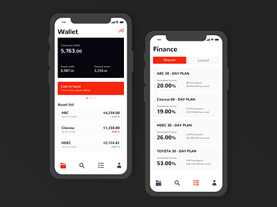 Financial UI/UX Exploration