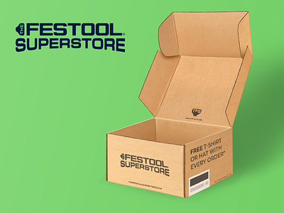 The Festool Superstore Box Design box design branding colorcode festool graphic design logo packaging