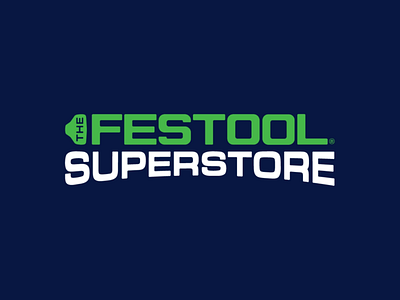 The Festool Superstore Logo branding colorcode design festool graphic design logo wordmark