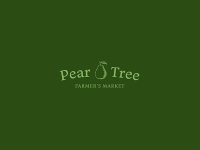 Pear Tree Farmer's Market Logo, 12 Days of Brandmas