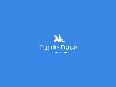 Turtle Dove Counseling, 12 Days of Brandmas 12 days of christmas bird branding colorcode counseling doves graphic design illustration logo turtle dove