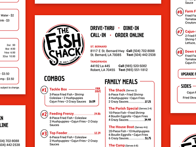 Takeout Menu Design diner fish menu menu design rack card design restaurant seafood takeout menu takeout menu design