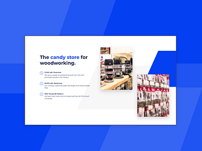 The Candy Store for Woodworking candy store development louisiana web design website website copy woocommerce wood woodworking