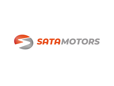 Sata Motors branding design illustrator isologo logo logofolio marca mark motor motor bike motorcycle road s sata symbol typography
