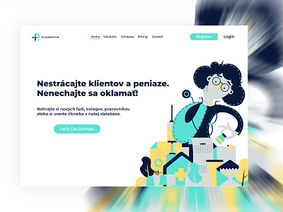 Web design / PFLEGERNETZ