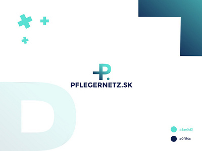 Logo design / PFLEGERNETZ ambulance blue brand branding corporate identity design doctor emergency erdwen hospital hospital logo icon design logo logo design logotype modern plus typo logo vector visuual identity