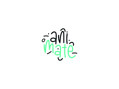 Logo design / animate animate animation studio brand branding corporate identity design erdwen funny icon design logo logo design logotype modern neon sign typo typo logo typography vector visual identity