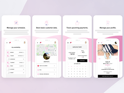 Beauty App Pro app app design app store application dashboard profile ui ui ux ui design uidesign uiux user experience user interface ux ux ui ux design uxdesign uxui web app webapp