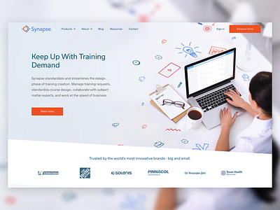 Business Training Website Hero