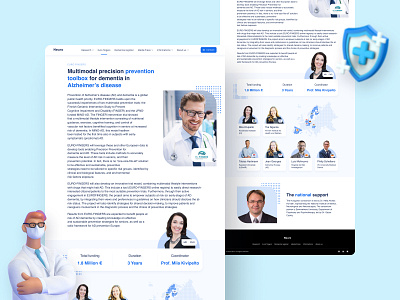 Neuro - Medical Landing Page design ui ux webdesign
