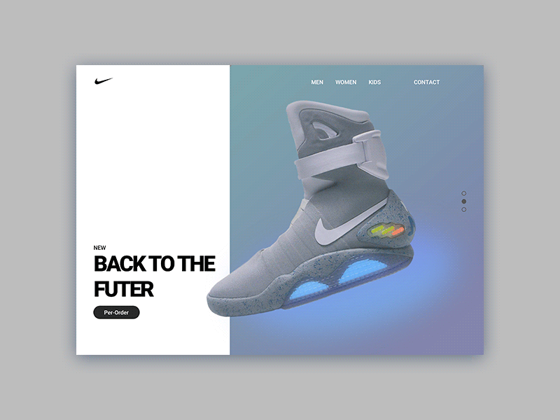 Daily UI #003 - Landing Page animation branding clean dailyui day 3 design flat illustration lettering logo type typography ui ux web website