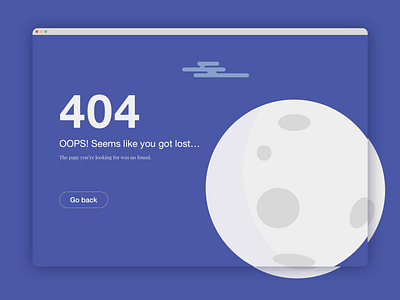 Daily UI #008 - 404 page