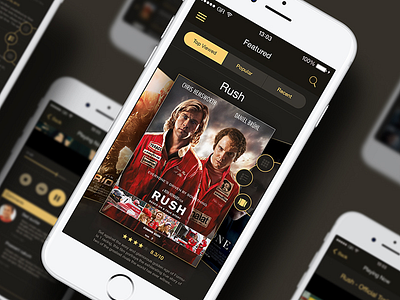 Cinema Mobile App UI