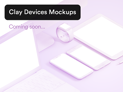 Clay Apple Devices Mockups