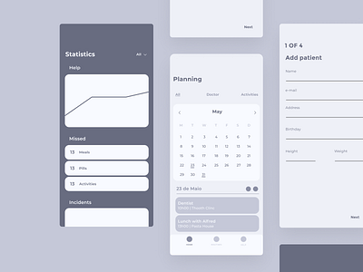 Mindler — Wireframes