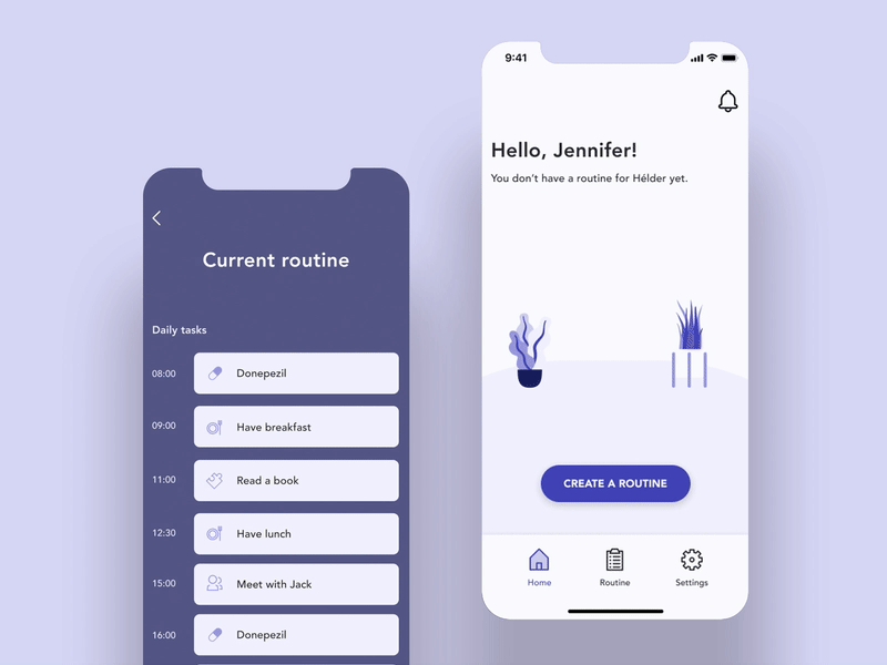 Mindler — Caretaker Dashboard alzheimer app application dementia health app mental mental health mental health awareness mentalhealth mindler ui ux ux ui uxdesign uxui