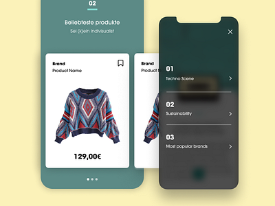 Lifestyle App - Menu