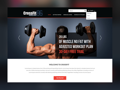 Crossfit mockup by siyadsain on Dribbble