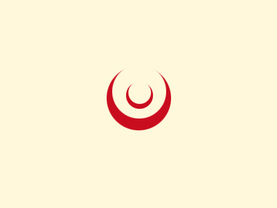 Kuri character happy icon improvement logo mark rising. smile