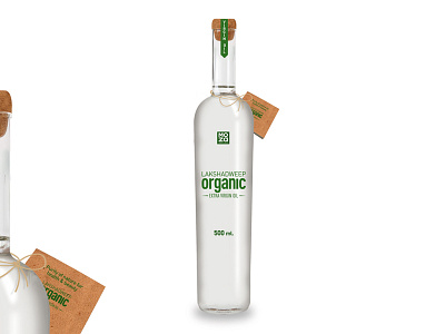 Moza branding green label organic packaging website