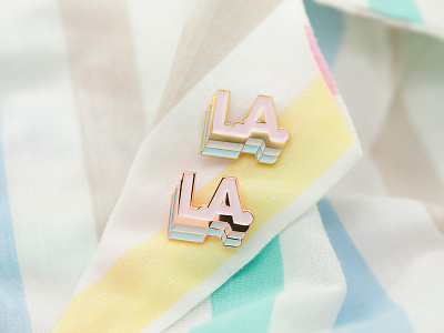 Los Angeles - Enamel Pin design enamel pin lapel pin los angeles photography