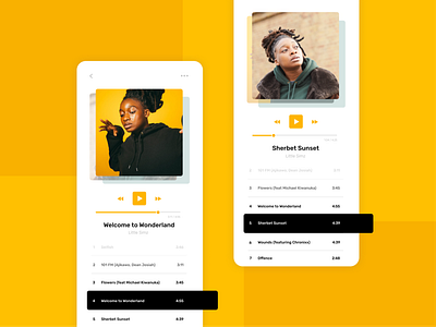 Music Player UI – DailyUI 009