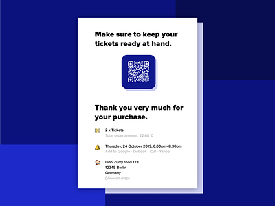 Email Receipt / QR Code – DailyUI #017 017 confirmation daily ui 017 daily ui challenge dailyui design email figma qr qr code typography ui uidesign vector