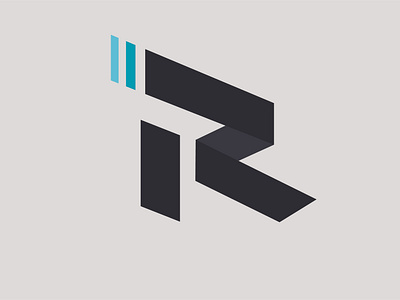 Letter R design icon illustration letter lettering logo logotype type typography