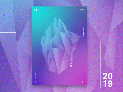 Degradado Cristal 01 design poster collection vector