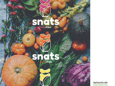 logo design and naming for "Snats", Natural Snacks, plant Based