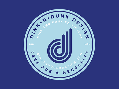 Dink and Dunk Design Badge