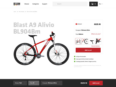 Bike shop bike cycling header light ridley search shop shopping cart webshop