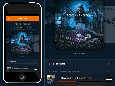 Grooveshark Mobile Concept