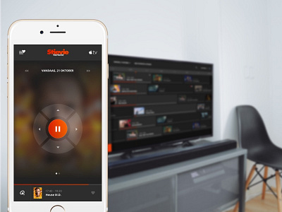 Stievie concept - remote tv