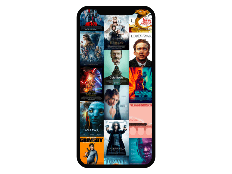 Movie Concept animation app chromecast concept iphone movies netflix plex principle principleapp series tv