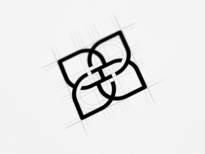 Logo icon letter logo lotus