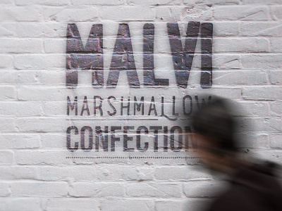 Malvi branding branding confections design logo marshmallow