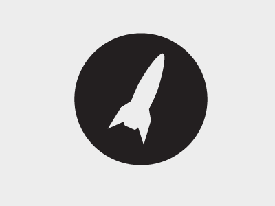 rocket ship branding icon logo minimal rocket