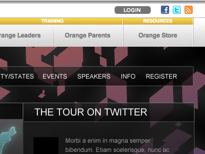 Tour Site Mockup