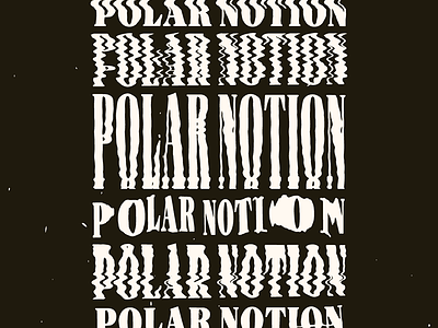 Polar Notion Scans font fonts glitch scans typography