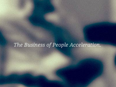 the business of people acceleration