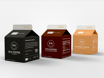 Coffee packaging box branding coffee packaging smile