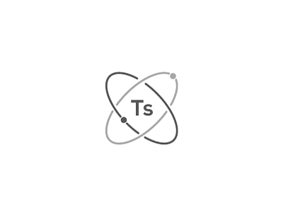 It's Science atoms brandmark logo science