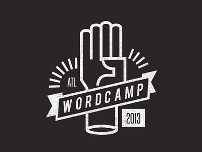 highfive it's Atlanta WordCamp design highfive logo wordcamp wordpress