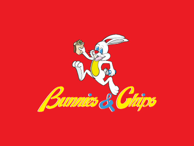 Bunnies And Chips logo branddesign brandid branding logo