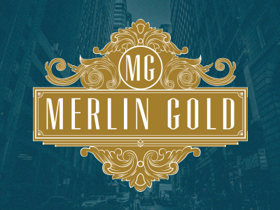 Merlin Gold Logo brand brandid branding logo